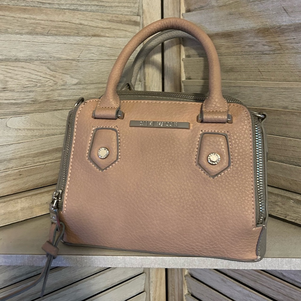 Steve Madden Color Block Satchel /Crossbody Purse… - image 1